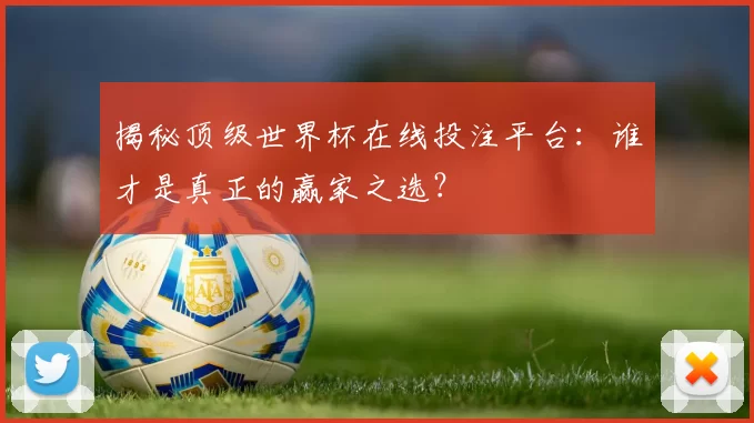 揭秘顶级世界杯在线投注平台：谁才是真正的赢家之选？