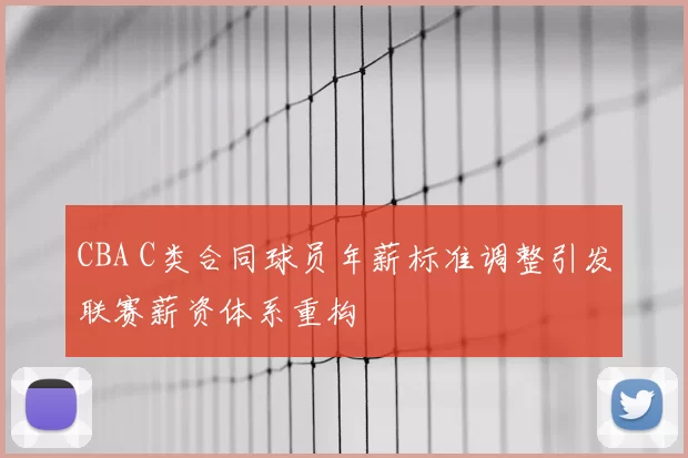 CBA C类合同球员年薪标准调整引发联赛薪资体系重构