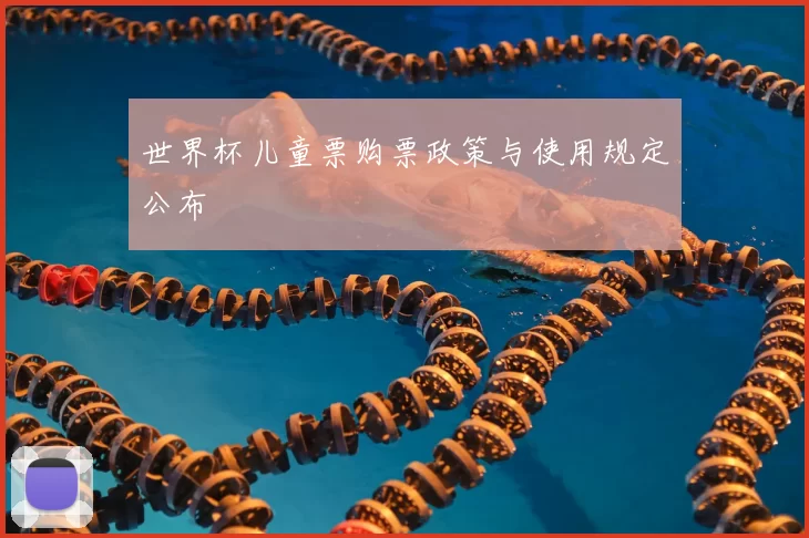 世界杯儿童票购票政策与使用规定公布