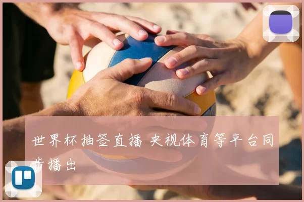 世界杯抽签直播 央视体育等平台同步播出